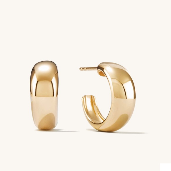 Mejuri dome hoops - Picture 2 of 3